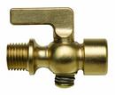 Apollo Valves Satin Brass Brass 80 psig Female Shut Off Valve 