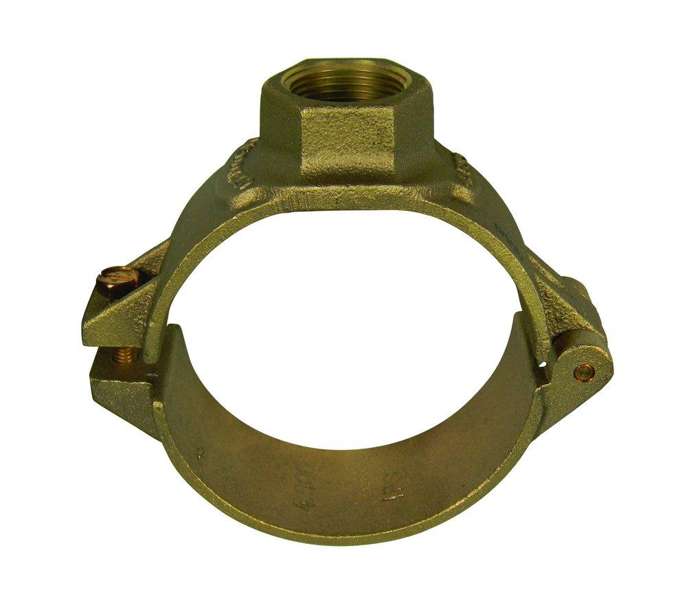 A.Y. McDonald 3 in. CC Brass Single Strap Saddle 