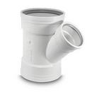 TRENCH TOUGH PLUS White Gasket PVC Sch. 40 Double Sewer Wye (Fabricated) 