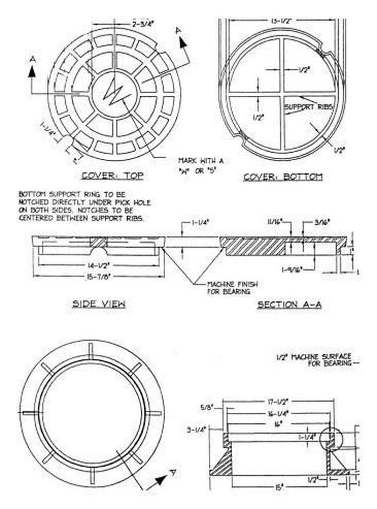 Capitol Foundry of Virginia Cast Iron Valve Box 