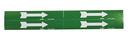Brady Worldwide Green/White Single Arrow Pipe Marker 
