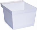 23-22/25 x 20 in. Drop-in Composite Laundry Sink in White