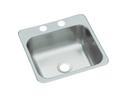 15 x 15 in. 1 Hole Stainless Steel Drop-in and Undermount Stainless Steel Bar Sink