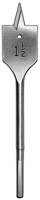 Milwaukee&reg; Silver 6 in. Flat Wood Boring Bit 
