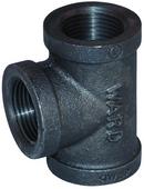 2 x 1 x 1 in. Threaded 150# Black Malleable Iron Reducing Tee
