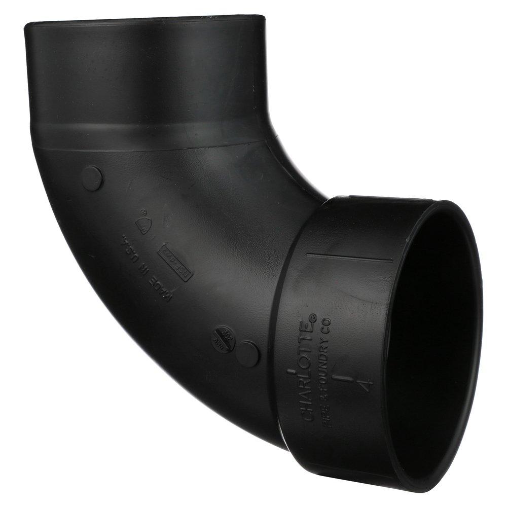 Black ABS DWV 90&deg; Street Elbow 