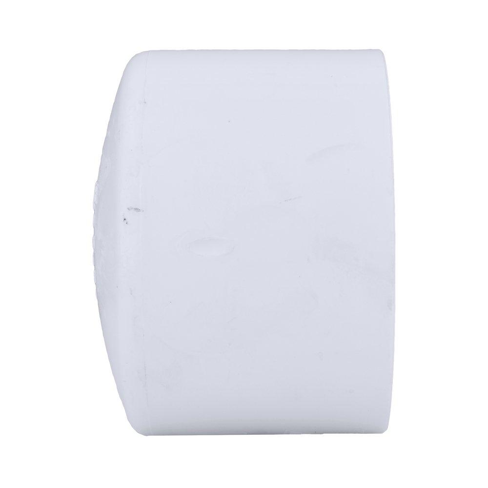 White PVC Schedule 40 Cap 