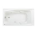 JACUZZI&reg; White 60 x 36 in. Whirlpool Drop-In Bathtub with End Drain 
