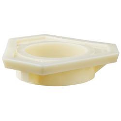 3 in. Plastic Handle in Polished Chrome