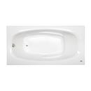 72 x 36 in. Soaker Drop-In Bathtub with End Drain in White