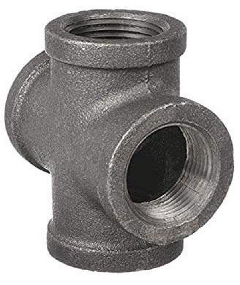 Threaded 150# Black Malleable Iron Cross 