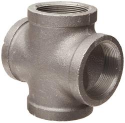 1 in. FPT 150# Black Malleable Iron Cross