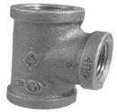 1 x 1 x 3/8 in. Threaded 150# Black Malleable Iron Reducing Tee