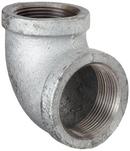 2-1/2 x 2 in. Threaded 150# Galvanized Malleable Iron 90 Degree Elbow