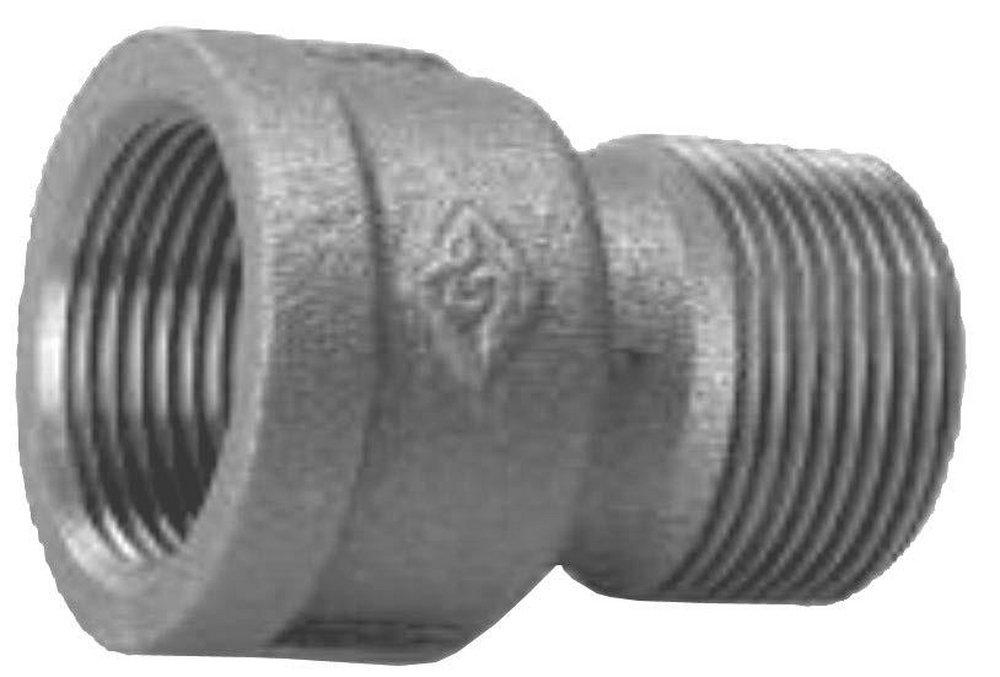 Black #150 Malleable Iron Extension Piece in Black 