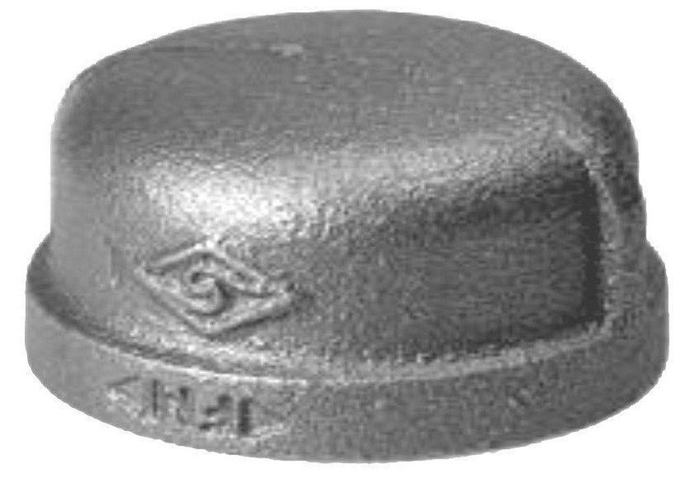 FPT 150# Global Galvanized Malleable Iron Cap 