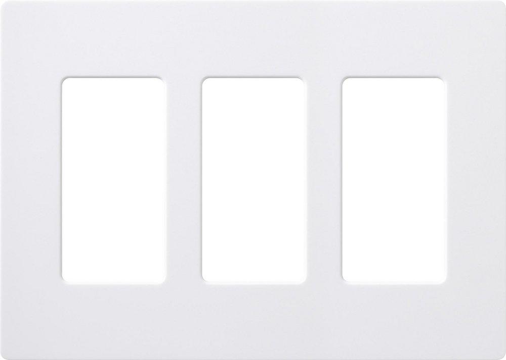 Lutron Electronics White Decorator Wallplate 