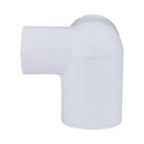 White PVC Schedule 40 90&deg; Elbow with 1/2 