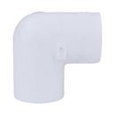 White PVC Schedule 40 90&deg; Elbow with 1/2 