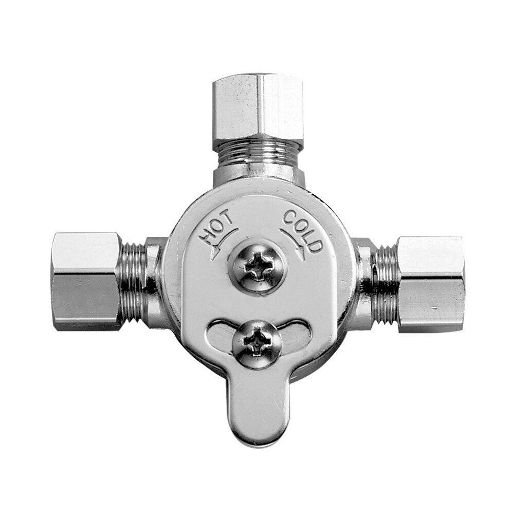 Sloan Chrome Plated Compression MIX60A Mechanical Mixing Valve 