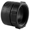 Black ABS DWV Female Swivel Tray Plug Adapter with Washer 