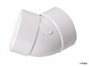 NDS White Offset Downspout Adapter 
