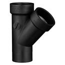 Black ABS DWV Street Wye 