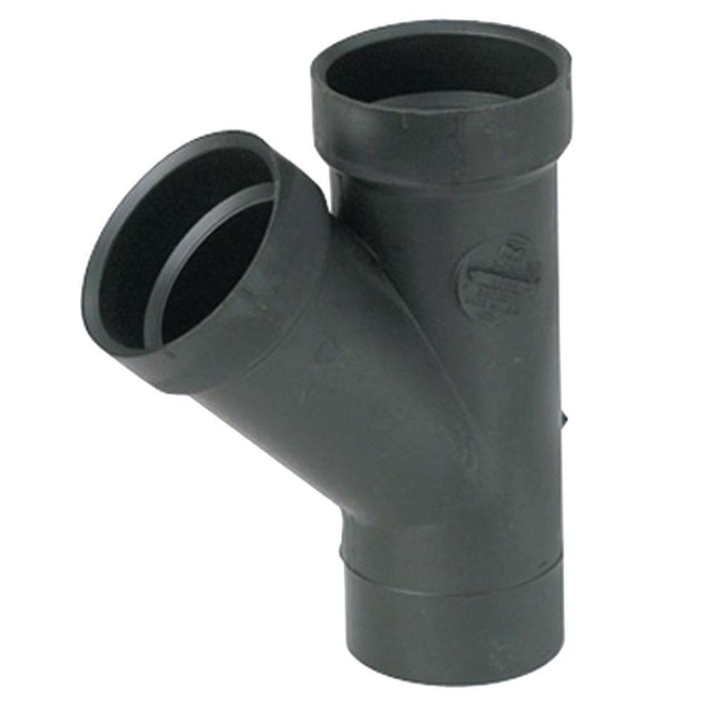 White ABS DWV Street Wye 