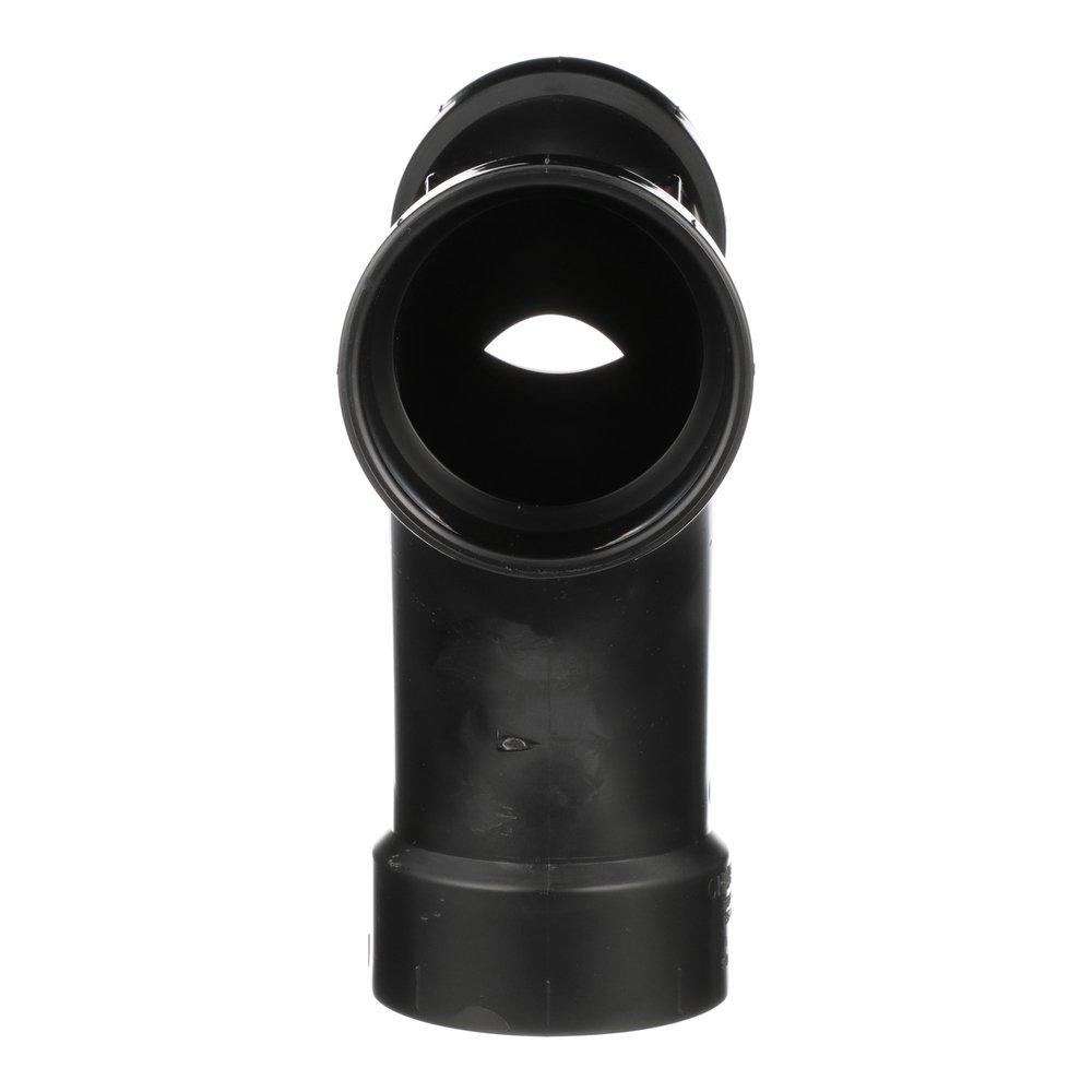 Black ABS DWV Double Fixture Tee 