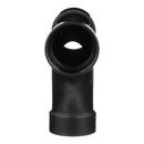 Black ABS DWV Double Fixture Tee 