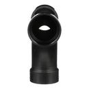 Black ABS DWV Double Fixture Tee 