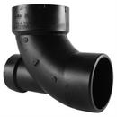 Black ABS DWV 90&deg; Street Elbow with Low Heel Inlet 