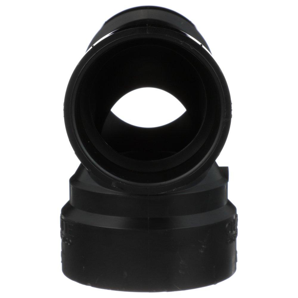 Black ABS DWV Double 90&deg; Elbow 