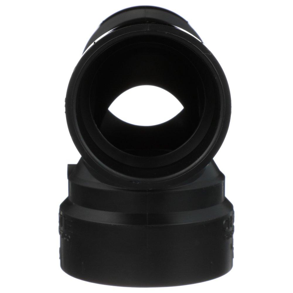 Black ABS DWV Double 90&deg; Elbow 