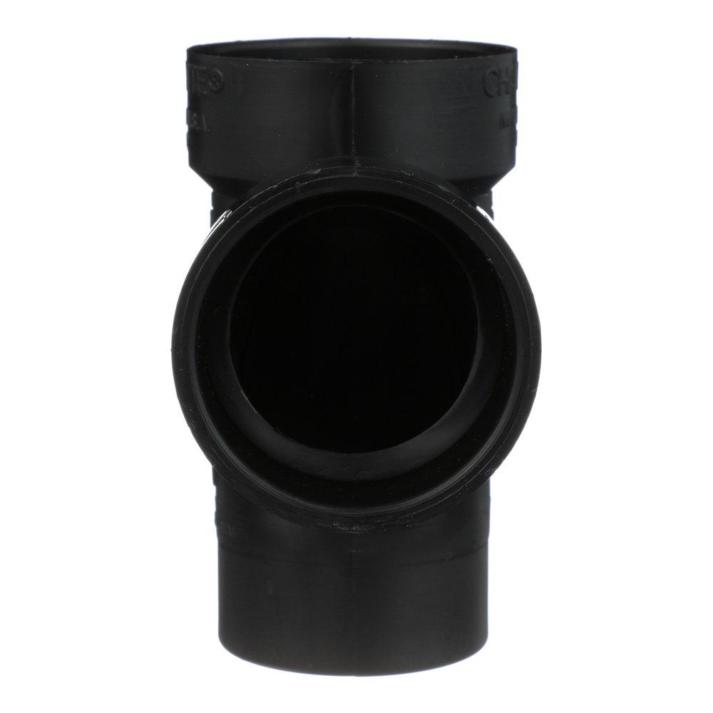 Black ABS DWV Street Sanitary Tee 