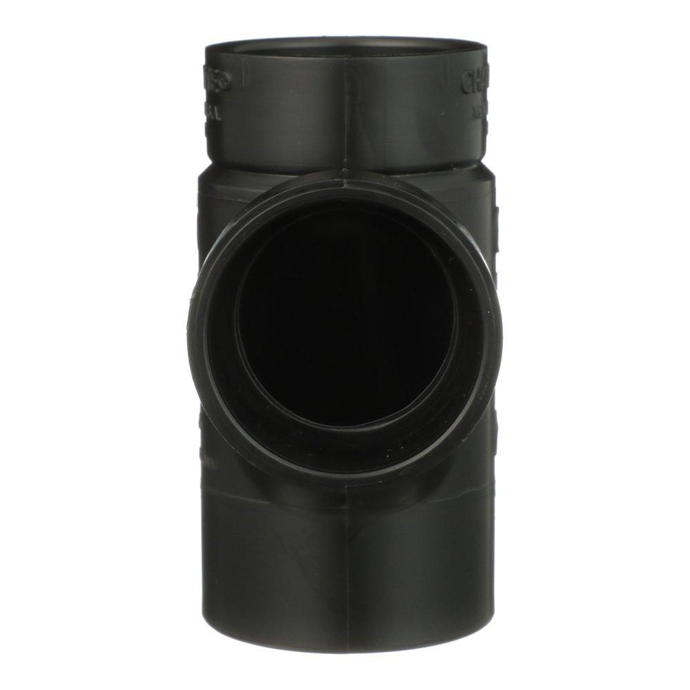 Black ABS DWV Street Sanitary Tee 