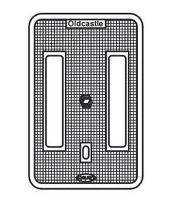 1-3/4 x 10 x 15-1/4 in. Cast Iron Lid for Sewer
