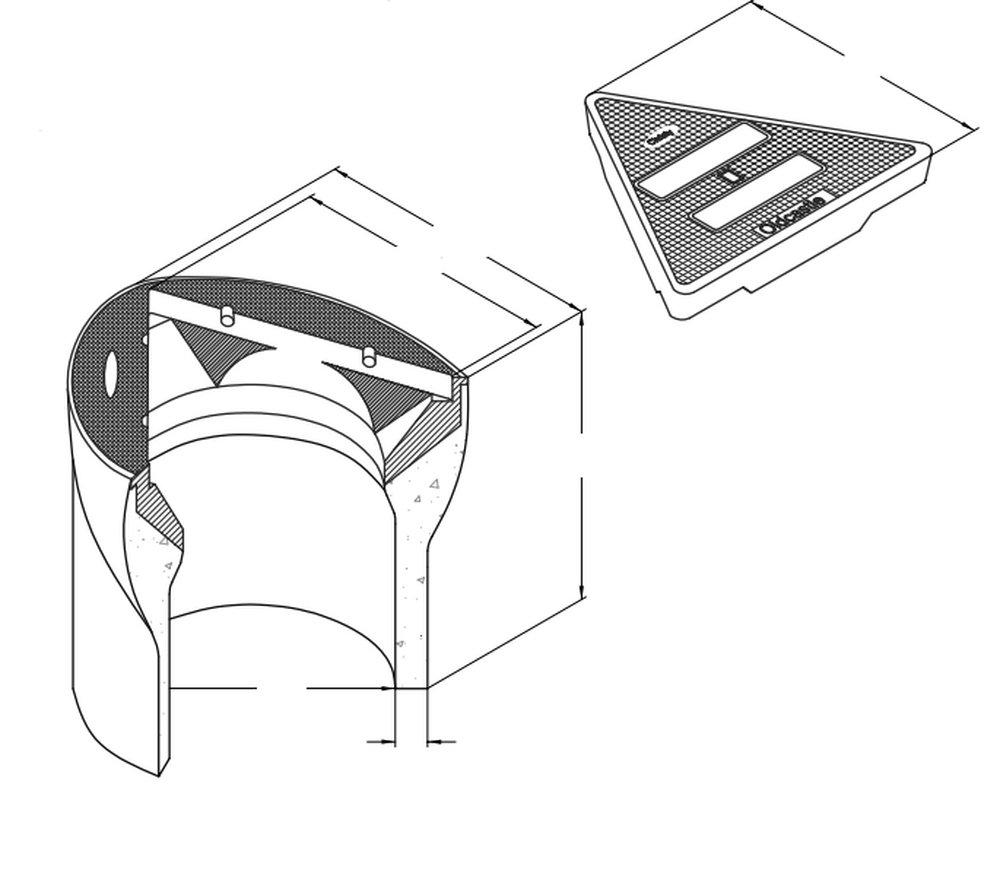 Christy Concrete Products Cast Iron Lid 