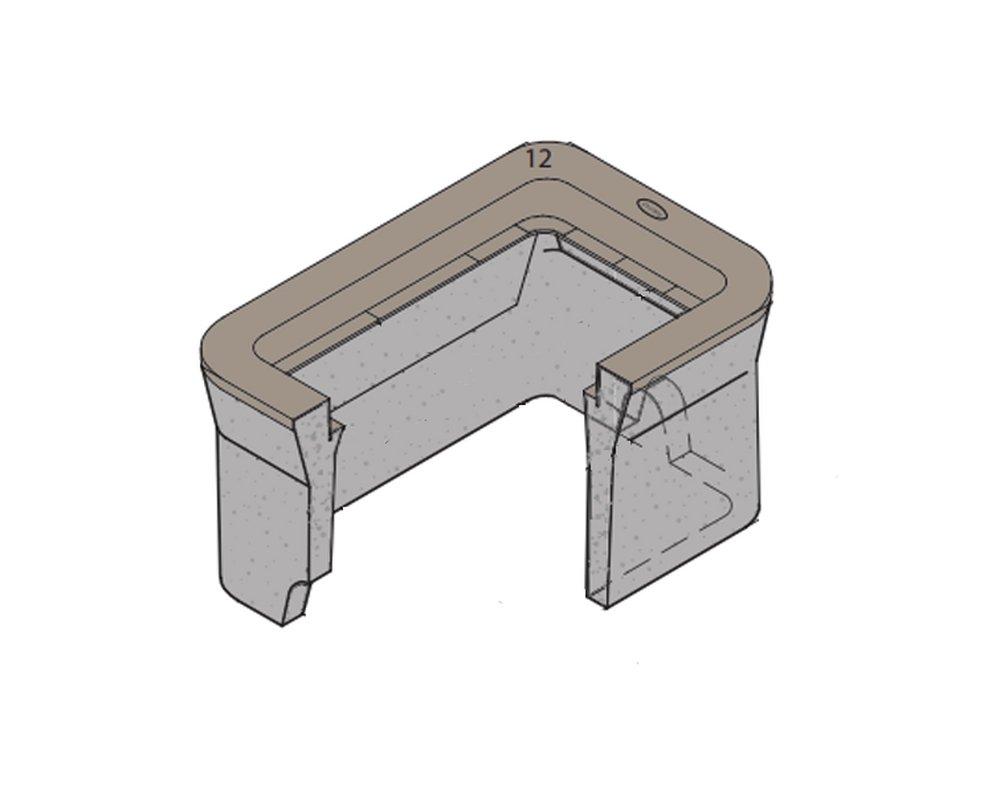 Christy Concrete Products Water Meter Box (Less) Lid 