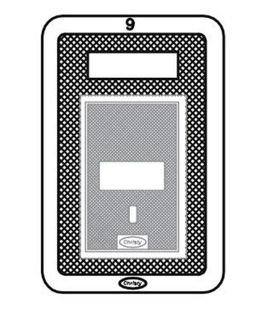 Christy Concrete Products 5 in. Concrete and Cast Iron Lid 