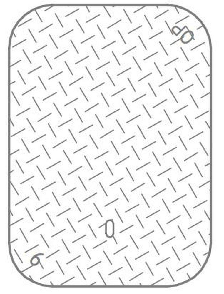 Christy Concrete Products 1-3/4 x 10 in. Steel Meter Box Cover 