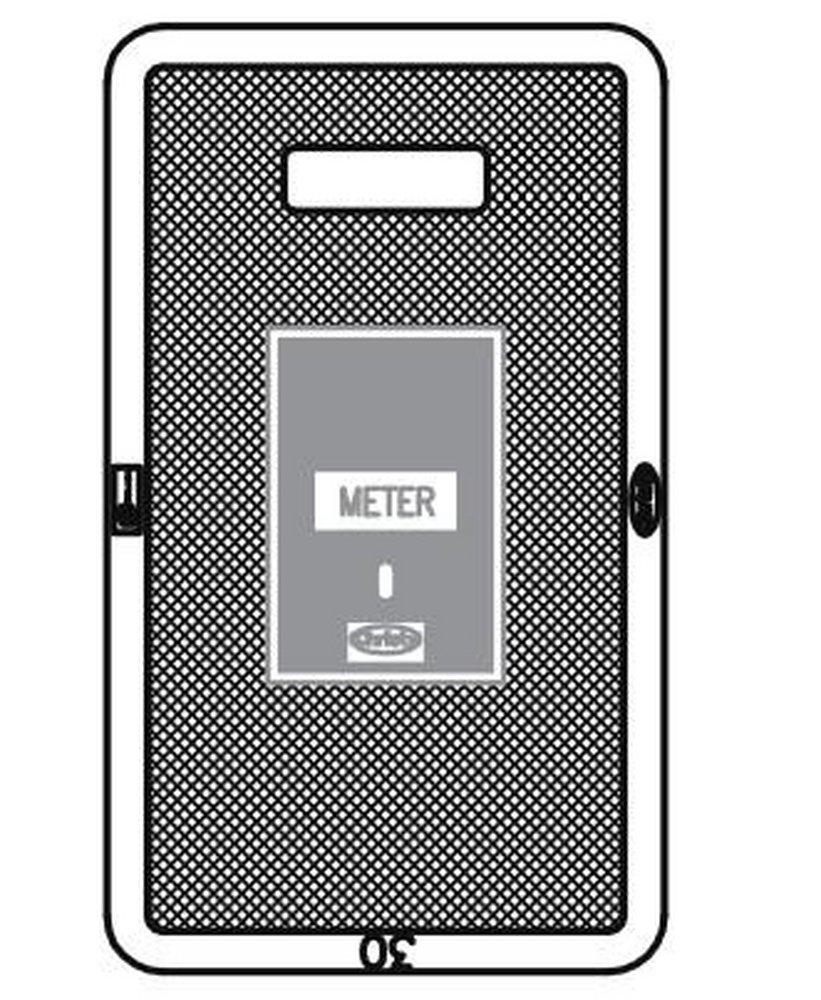 Christy Concrete Products 2 x 13-3/4 in. Reinforced Concrete with 5 x 8 in. Cast Iron Self Closing Reading Lid 