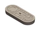 Christy Concrete Products Concrete Valve Box Lid for Gas 