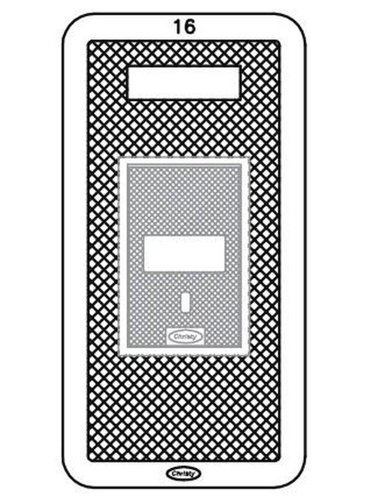 Christy Concrete Products 2 x 10-1/2 in.  Concrete Water Meter Lid 