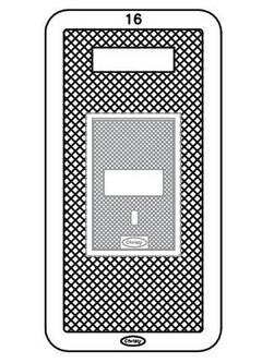 2 x 10-1/2 x 20-5/8 in. Concrete Water Meter Lid