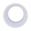 White PVC DWV No-Hub Adapter 