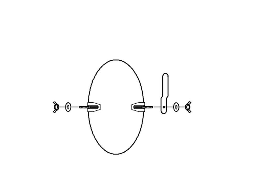 D & L Airflow Solutions Silver 30 ga Damper Disk with Hardware 