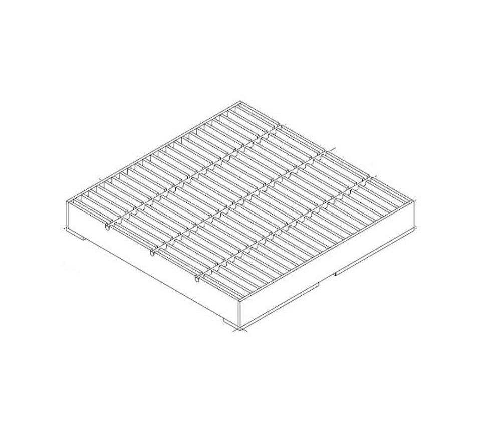 San Diego Precast Concrete Cast Iron Non-Traffic Grate in Black 