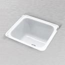 24 x 20 in. Tile-in and Undermount Laundry Sink in White