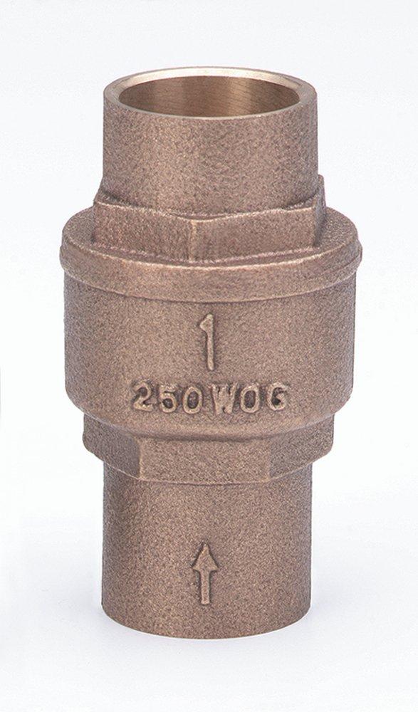 Milwaukee Valve Cast Bronze Solder Spring Check Valve 